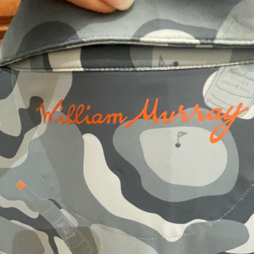 Gray Men’s Golf Shirt William Murray x Tito’s - Picture 7 of 8